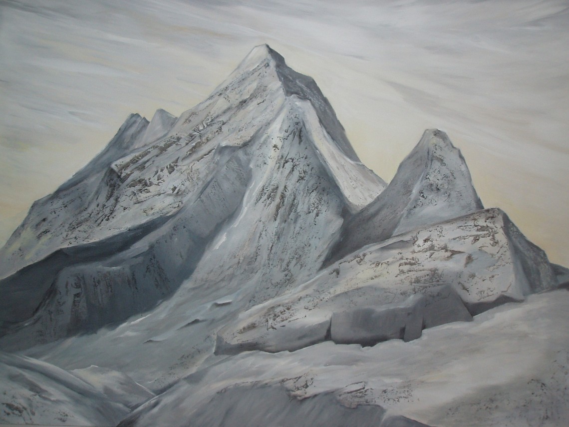 Gemälde Gebirge