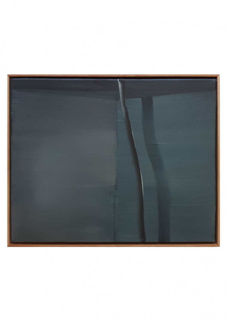 Stefan Winkler: Schatten, 40x50cm, Acryl auf Leinwand, 2018 &copy; Stefan Winkler
